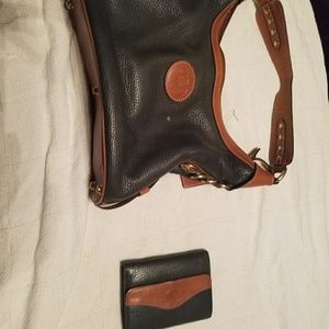 Ghurka forest green wallet and purse